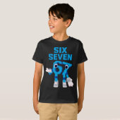 T-shirt Funny Kid Meme Six Seven 6 7 Italian Brainrot Bruh (Devant entier)