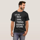 T-shirt Funny Kidney Stone Mème Urologie Plaisanterie Surv (Devant entier)