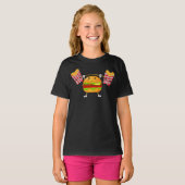 T-shirt Funny Kids Cheeseburger (Devant entier)