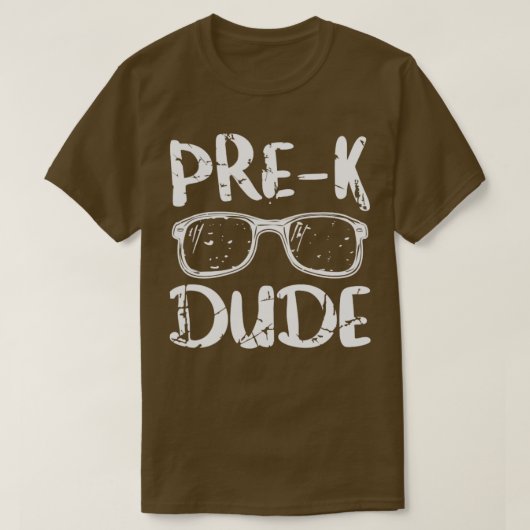 T-shirt Funny Kids PréK Dude Premier jour de l'école Funny (Design devant)