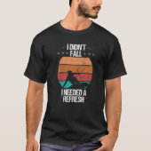 T-shirt Funny Kiteboarder Design I didnt Fall Humor Kitesu (Devant)