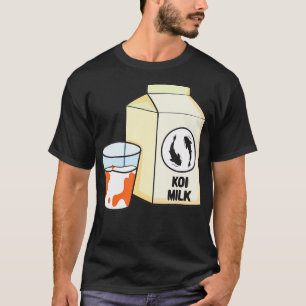 T-shirt Funny Koi Milk Shirt Funny Koi Fish