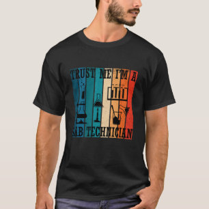 T-shirt Funny laboratoire technique vintage laboratoire te