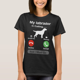 T-shirt Funny Labrador Dog Golden Retriever