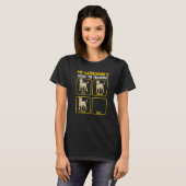 T-shirt Funny Labrador guide de formation pour laboratoire (Devant entier)