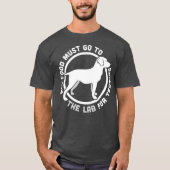 T-shirt Funny Labrador Retriever Black Lab Récupérer chien (Devant)