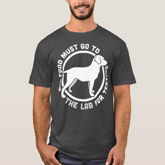 T-shirt Funny Labrador Retriever Black Lab Récupérer chien (Devant)