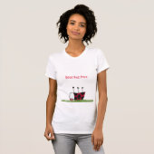 T-shirt Funny Ladybug Dead Bug Yoga Pose (Devant entier)