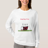 T-shirt Funny Ladybug Dead Bug Yoga Pose (Devant)