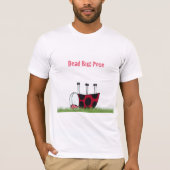 T-shirt Funny Ladybug Dead Bug Yoga Pose (Devant)
