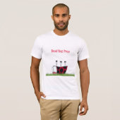 T-shirt Funny Ladybug Dead Bug Yoga Pose (Devant entier)