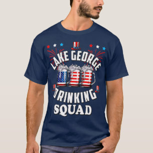 T-shirt Funny Lake George Drad Squad 4 juillet USA