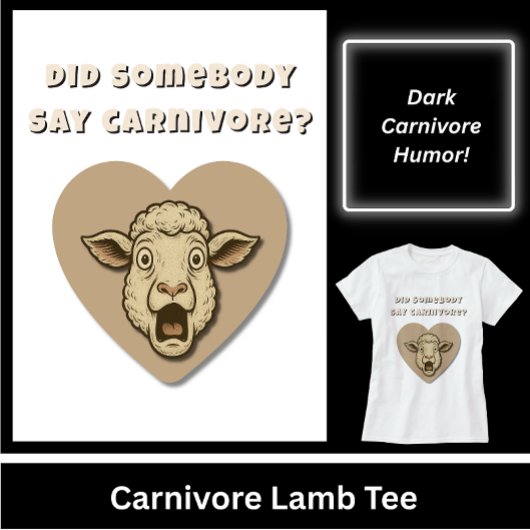 T-shirt Funny Lamb Meat Lover Gift