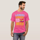 T-shirt Funny Laundry Workers Saying Love Linen Folding (Devant entier)