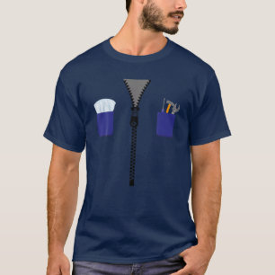 T-shirt Funny Lazy Halloween Auto mécanicien costume de vo