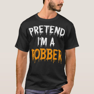 T-shirt Funny Lazy Halloween Costume cadeau prétendre je s