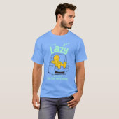 T-shirt Funny Lazy Quote – Selective Participation Design (Devant entier)