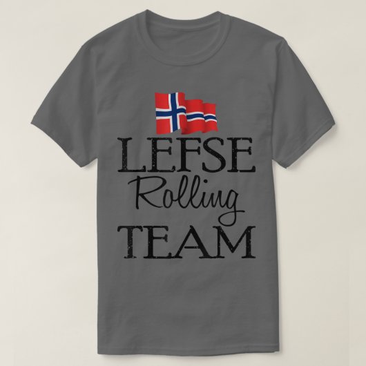 T-shirt Funny Lefse Rolling Team Costume de Noël Fille (Design devant)