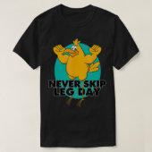 T-shirt Funny Leg entraînement Cadeau Bodybuilding pour Gy (Design devant)