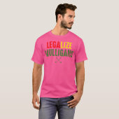 T-shirt Funny Legalize Mulligans Golf (Devant entier)