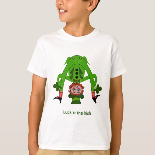 T-shirt Funny Leprechaun (Devant)