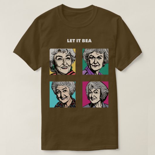 T-shirt Funny Let It Bea toon Album Parodie (Design devant)