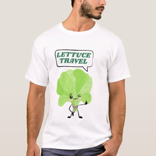 T-shirt Funny Lettuce jeu de vacances (Devant)