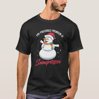 T-shirt Funny LGBT Snowman Gay Christman Ugly Xmas LGBTQ