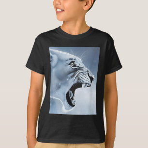 T-shirt Funny Lion Singe Mème Ragebait Mème Brainrot Gen