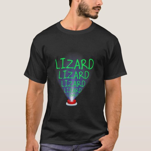 T-shirt Funny Lizard Trending Meme (Devant)