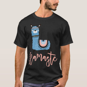 T-shirt Funny Llamaste Llama Namaste Yoga Eercise