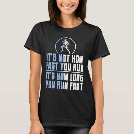 T-shirt Funny Long Distance Runner XC Coach Cross Country (Devant)
