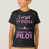 T-shirt Funny Lot Design For Women Girl Aviation Airplane (Devant)