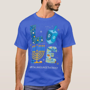 T-shirt Funny LOVE orthophoniste Menorah Jewis