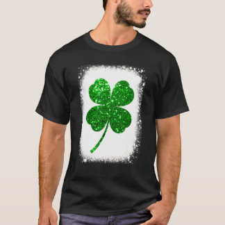 T-shirt Funny Lucky Green Shamrock Leaf irlandais Saint Pa