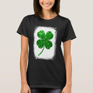 T-shirt Funny Lucky Green Shamrock Leaf irlandais Saint Pa