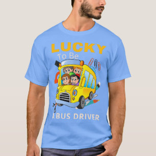 T-shirt Funny Lucky To Be A Bus Driver St Patrickx27s Day