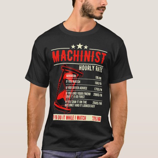 T-shirt Funny Machinist (Devant)