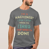T-shirt Funny Machinist (Devant)