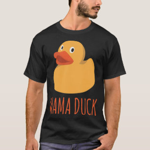 T-shirt Funny Mama Canard en caoutchouc Ducky Famille Corr
