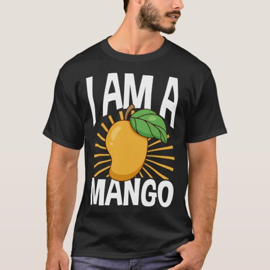 T-shirt Funny Mango Fruit I am A Mango (Devant)