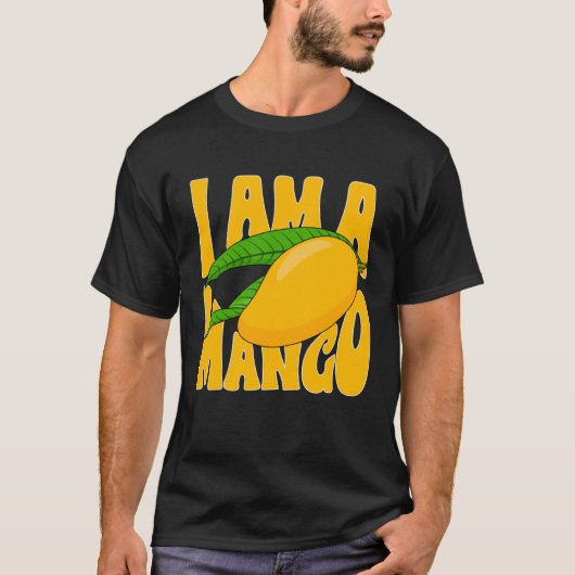 T-shirt Funny Mango Fruit I am A Mango 1 (Devant)