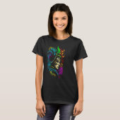 T-shirt Funny Mardi Gras Carnival parade with beads party (Devant entier)