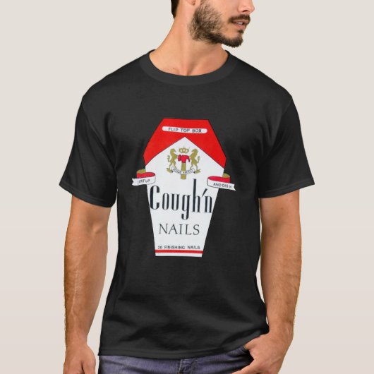 T-shirt Funny Marlbro Cigarette Quit Smoking (Devant)