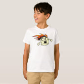 T-shirt Funny Marshmallow en feu (Devant entier)
