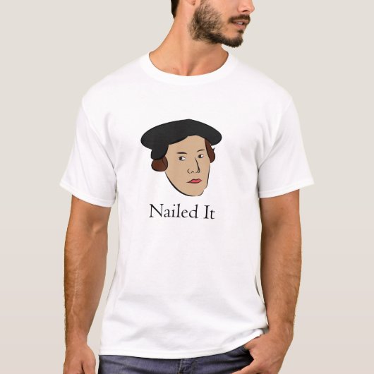 T-shirt Funny Martin Luther Jour de la Réforme Cadeau Chri (Devant)