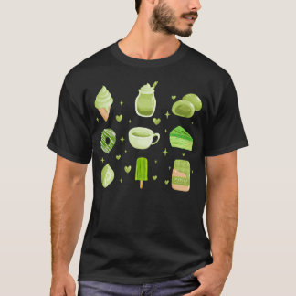 T-shirt Funny Matcha Tea Drinkers For Women Green Coquette