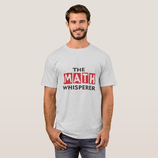 T-shirt Funny Math Chemise Mathématicien Idée Cadeau (Devant entier)