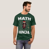 T-shirt Funny Math Ninja For Mathematicseacher Student fri (Devant entier)