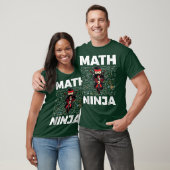 T-shirt Funny Math Ninja For Mathematicseacher Student fri (Unisexe)
